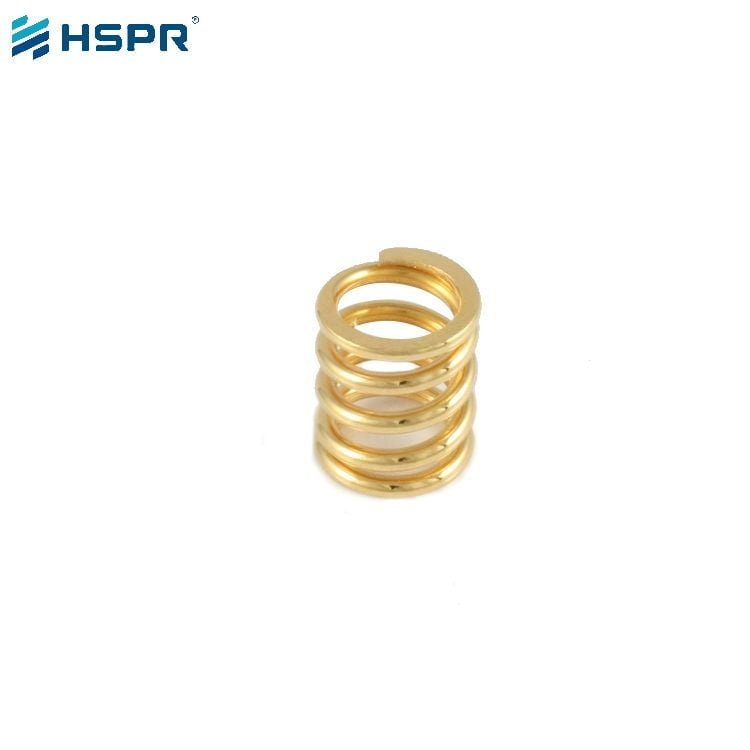 Yellow Zinc Plated compression spring (11)