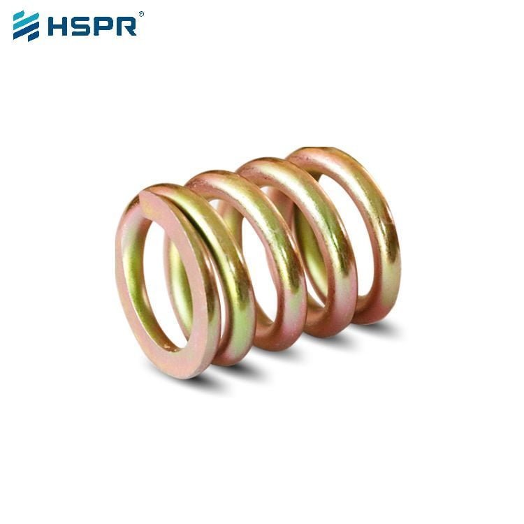 Yellow Zinc Plated compression spring (16)