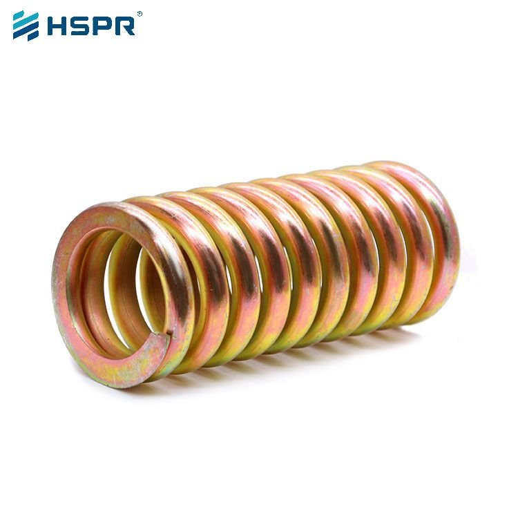 Yellow Zinc Plated compression spring (4)