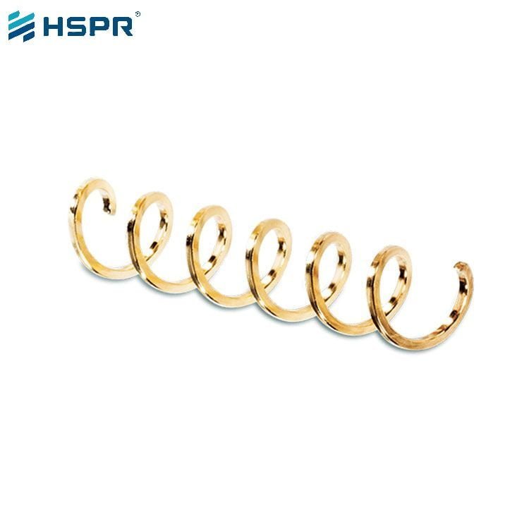 Yellow Zinc Plated compression spring (7)