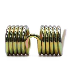 Yellow Zinc Plated Double Torsion Springs