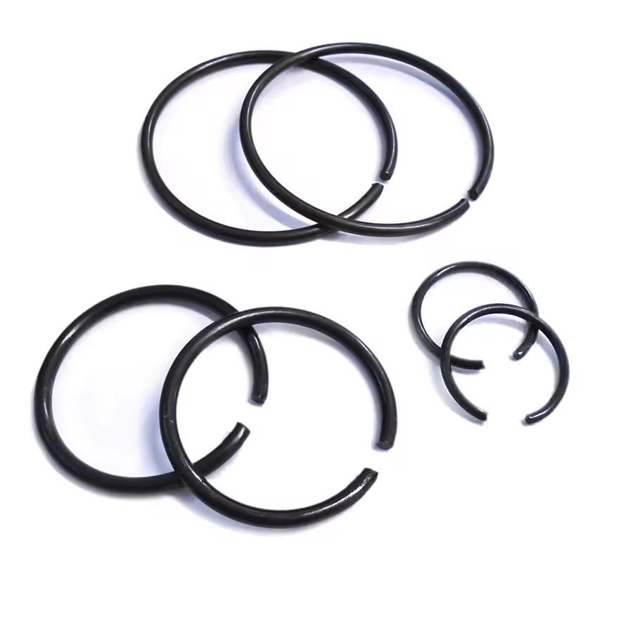 round wire snap rings for shafts for sale