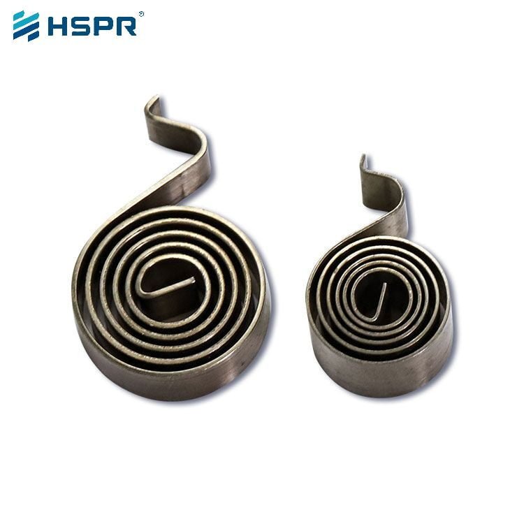 what is the restoring force of a spiral springs