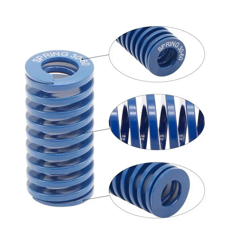 custom Blue Compression Spring Die